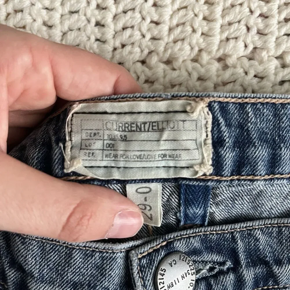 Current/Elliot The Fling 1557 Street Fight with Wide Released Hem Size 29 - Picture 6 of 11